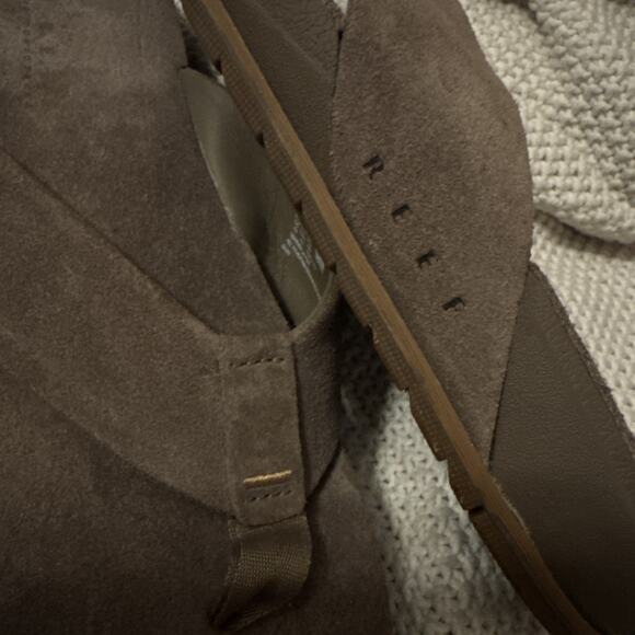 Reef OJAI Fossil Brown Suede & Leather Cushion Comfort Flip-Flop Men's Size 10 - Picture 6 of 6